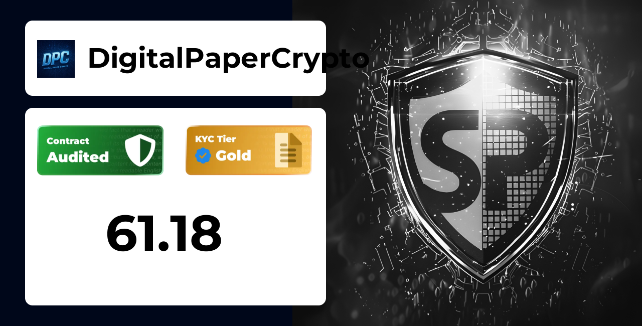 DigitalPaperCrypto | SolidProof TrustNet