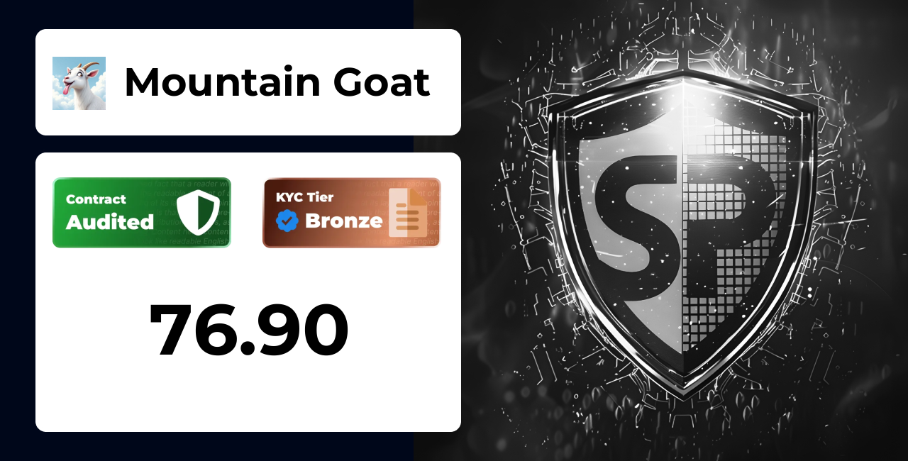 Mountain Goat | SolidProof TrustNet