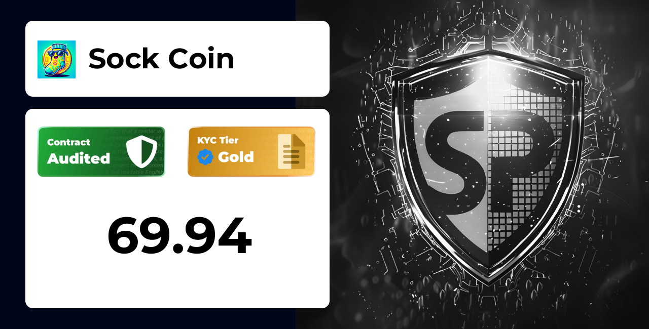 Sock Coin | SolidProof TrustNet