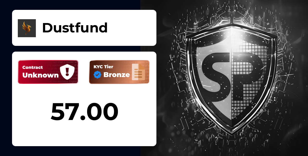 Dustfund | SolidProof TrustNet