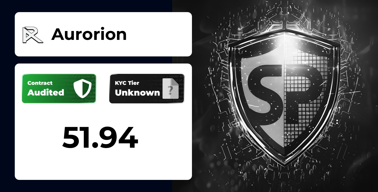 Aurorion | SolidProof TrustNet