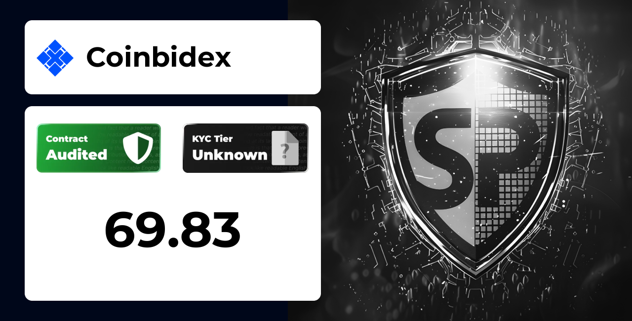 Coinbidex | SolidProof TrustNet