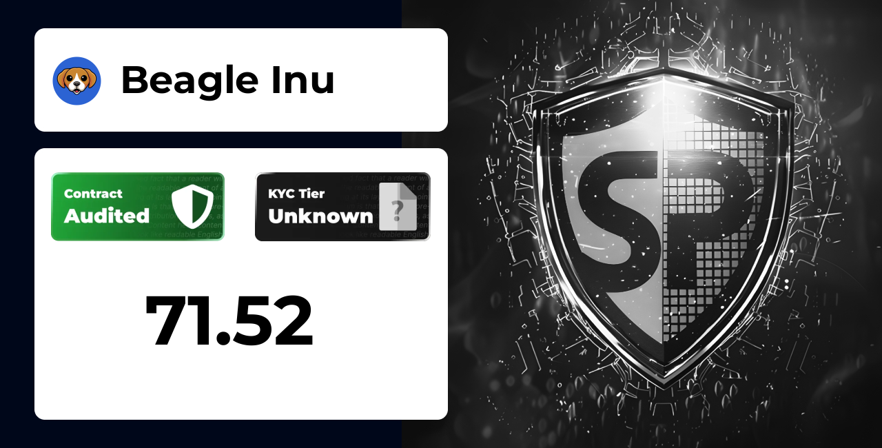Beagle Inu | SolidProof TrustNet