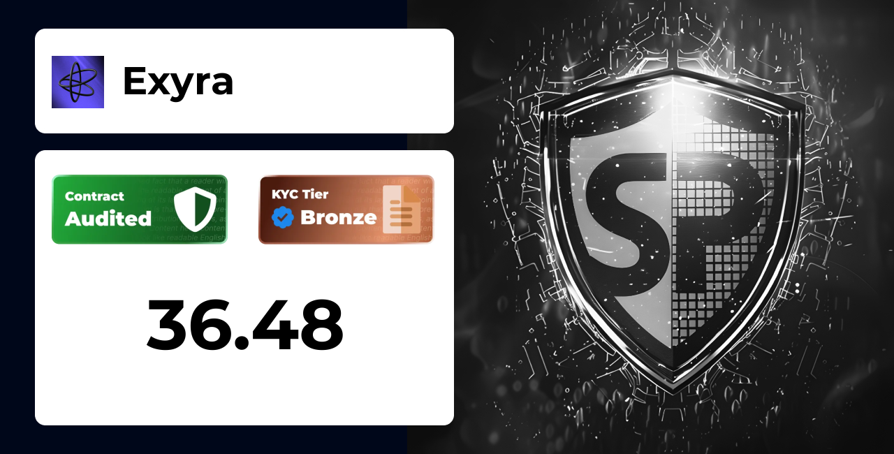 Exyra | SolidProof TrustNet