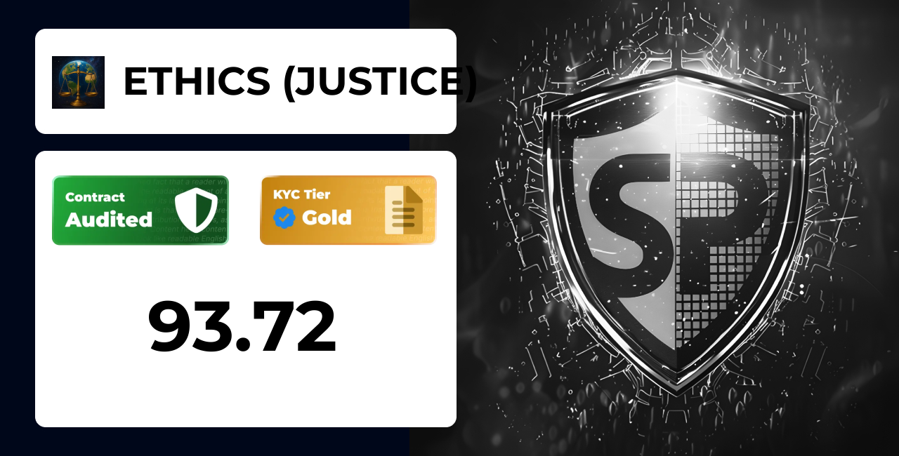 ETHICS (JUSTICE) | SolidProof TrustNet