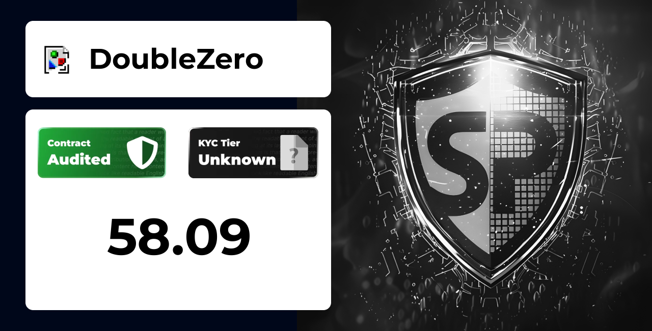 DoubleZero | SolidProof TrustNet