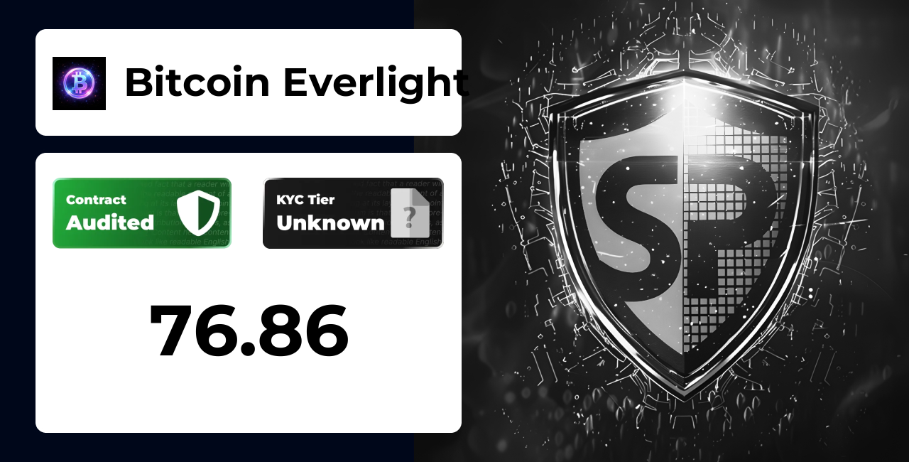 Bitcoin Everlight | SolidProof TrustNet