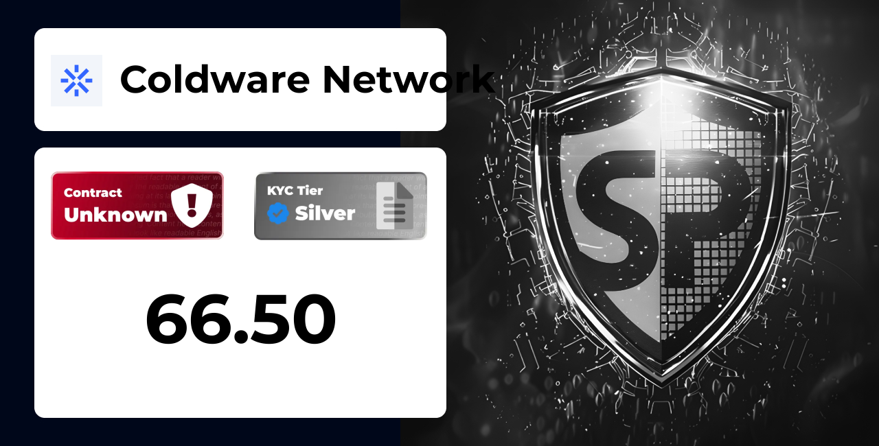 Coldware Network | SolidProof TrustNet