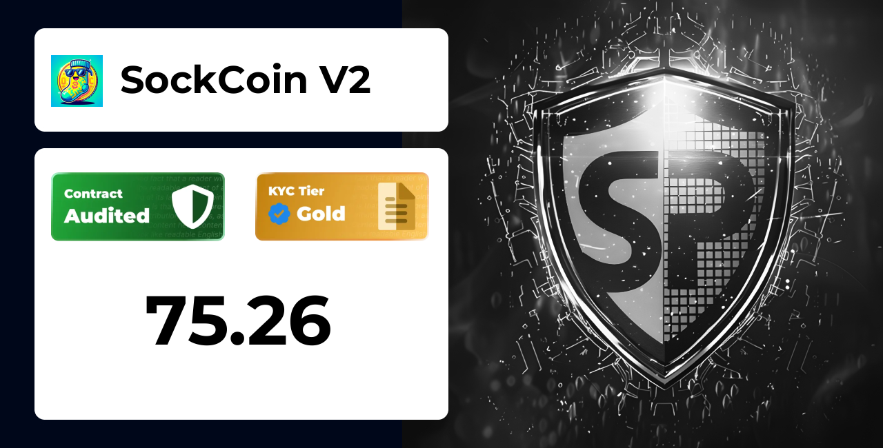 SockCoin V2 | SolidProof TrustNet