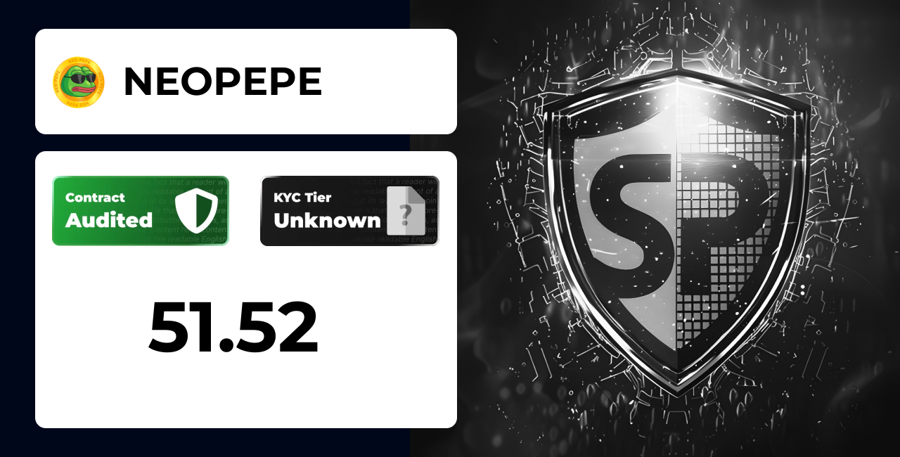 NEOPEPE | SolidProof TrustNet
