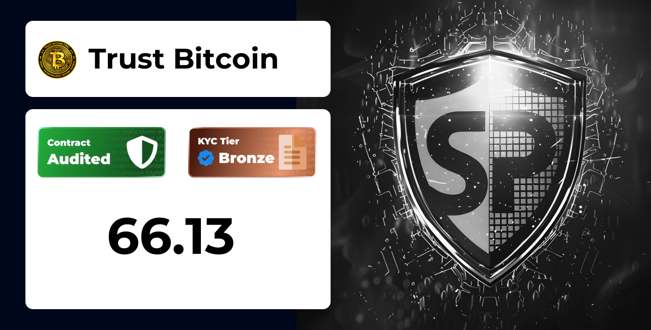 Trust Bitcoin | SolidProof TrustNet