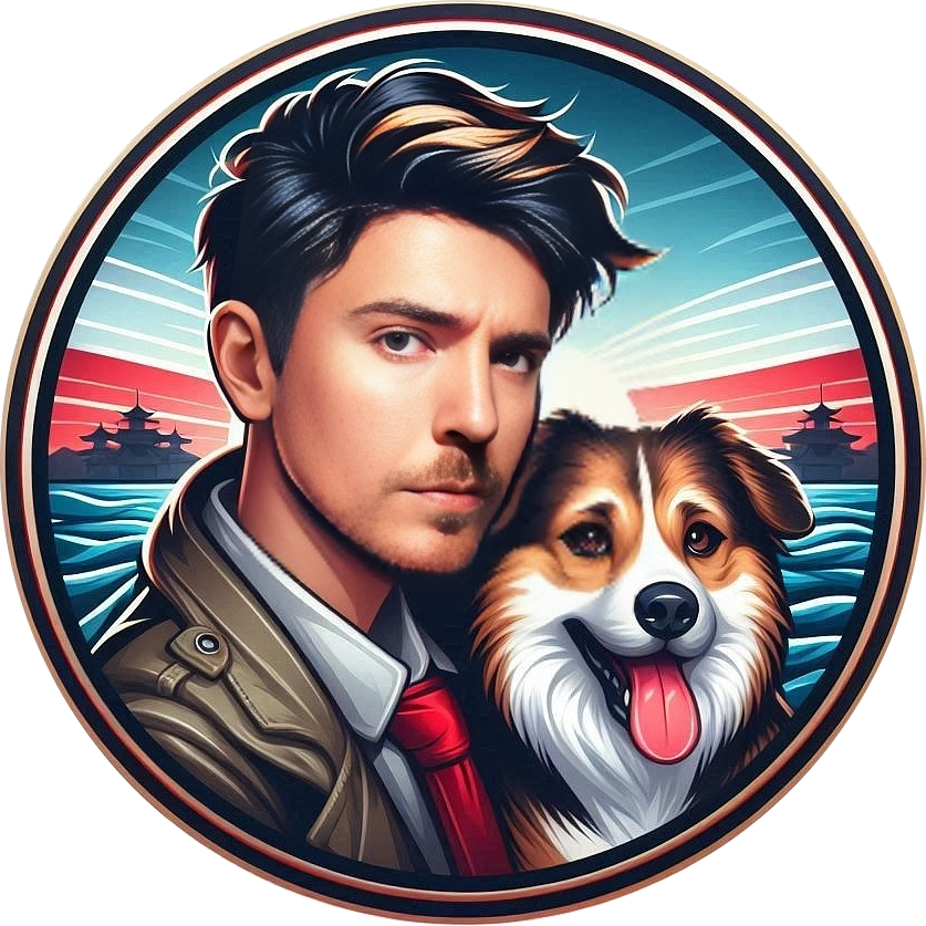 Pinky Mr Beast Dog Logo